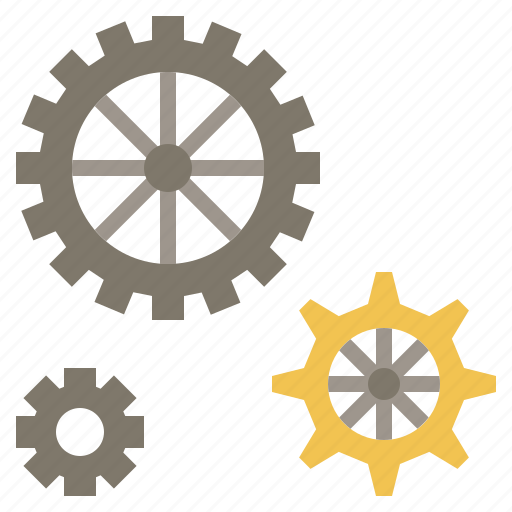 Cog, cogwheel, engine, engineering, gear, machinery, reverse icon - Download on Iconfinder