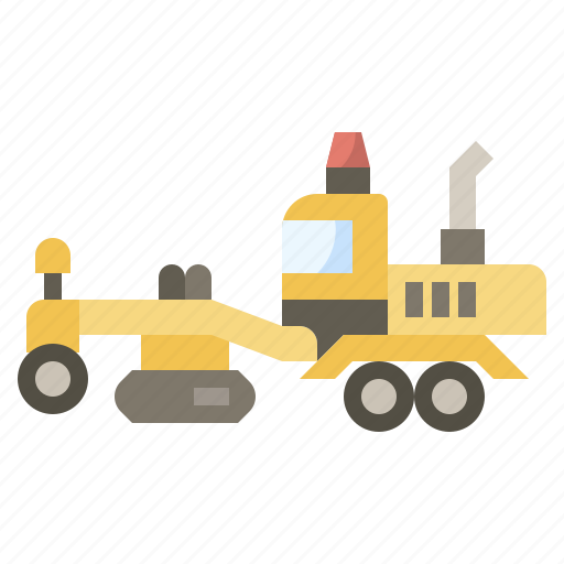 Cargo, construction, delivery, grader, transport, trucking, trucks icon - Download on Iconfinder