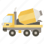 cargo, construction, mixer, transport, truck, trucking, trucks 