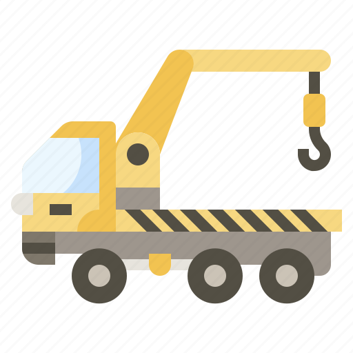 Cargo, construction, crane, cranes, transport, truck, trucking icon - Download on Iconfinder