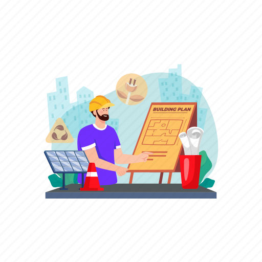 Worker, construction, project, structure, home, process, job icon - Download on Iconfinder