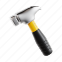 hammer, construction, work, repair, tools, equipment, tool 