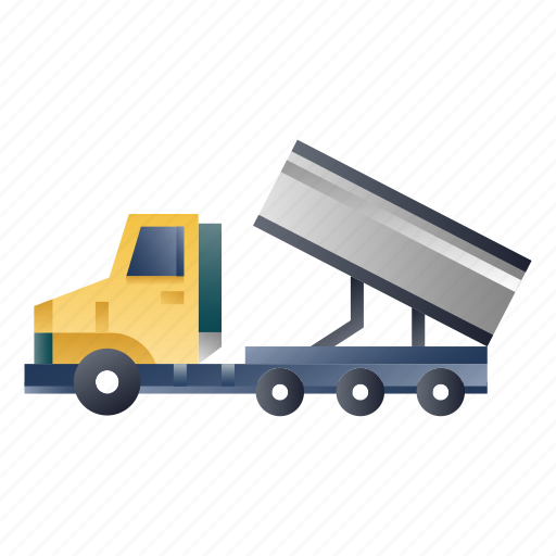 Construction, dump, dumper, machinery, truck, vehicle icon - Download on Iconfinder
