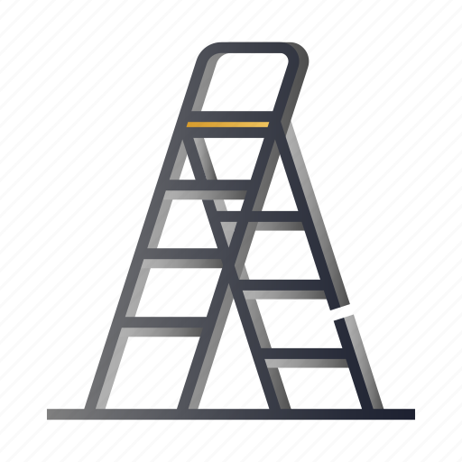 Climb, construction, equipment, household, ladder, maintenance, stepladder icon - Download on Iconfinder
