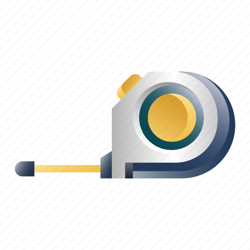 Construction, measure, measurement, measuring, tape, tool icon - Download on Iconfinder