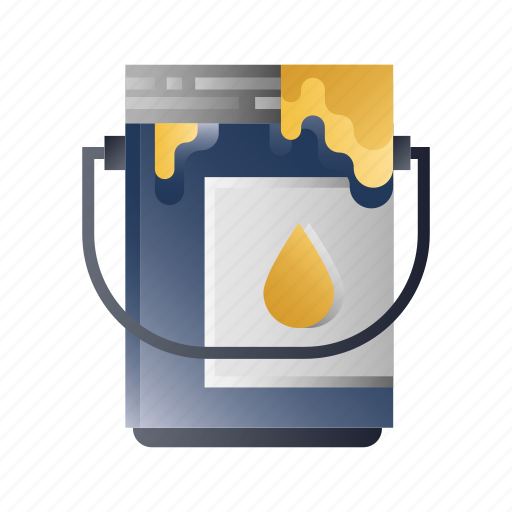 Bucket, color, decoration, improvement, paint, renovation icon - Download on Iconfinder