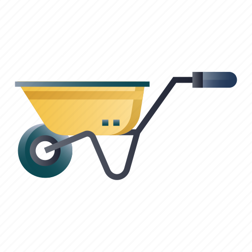 Barrow, cart, construction, farm, tool, wheel, wheelbarrow icon - Download on Iconfinder