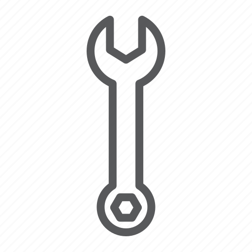 Wrench, tool, repair, construction, key icon - Download on Iconfinder