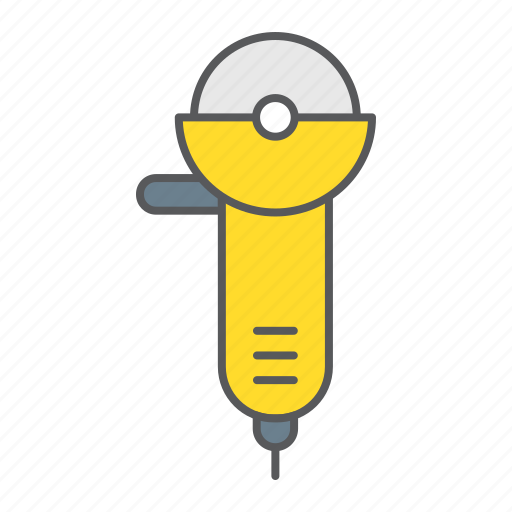 Angle, grinder, tool, repair, construction, saw icon - Download on Iconfinder