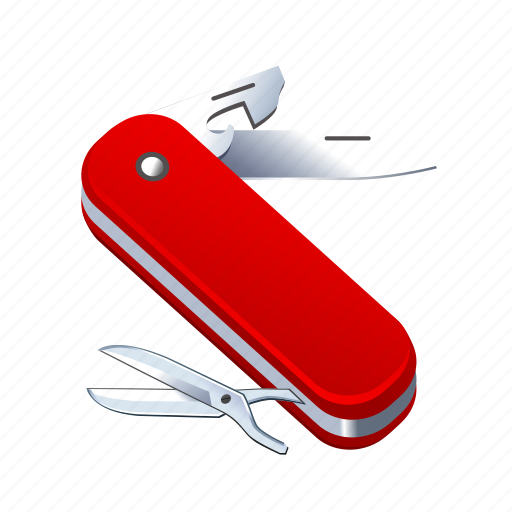 Knife, multi, opener, scissors, swiss, tool, use icon - Download on Iconfinder