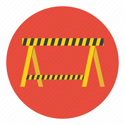 Barrier, construction, safe, safety, tape, under, warning icon - Download on Iconfinder