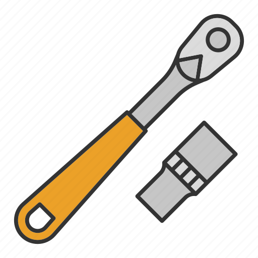 Construction tool, equipment, instrument, mechanic, ratchet, repair icon - Download on Iconfinder