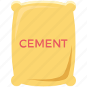 cement bag, construction material, masonry, paper sack, warehouse 
