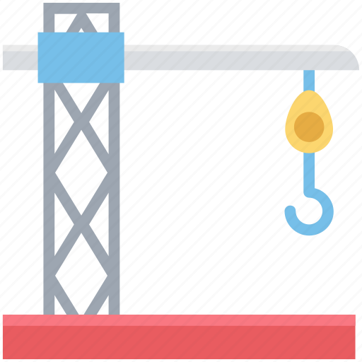 Construction crane, crane hook, lift machine, lifter, lifting hook icon - Download on Iconfinder