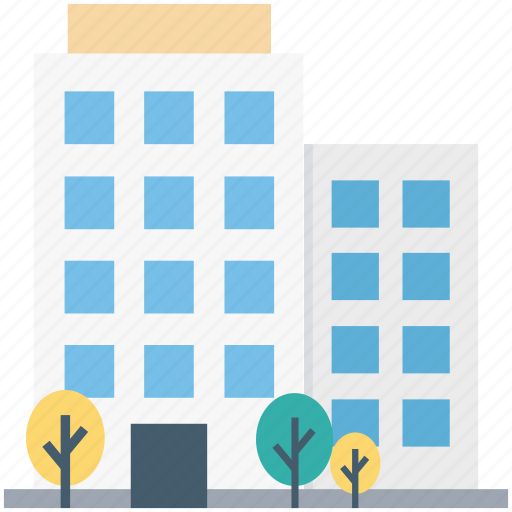 Building, commercial building, housing society, office block, real estate icon - Download on Iconfinder