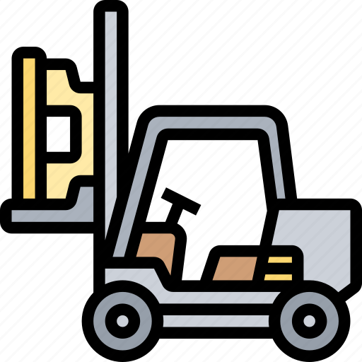 Forklift, clamp, carrier, loader, warehouse icon - Download on Iconfinder