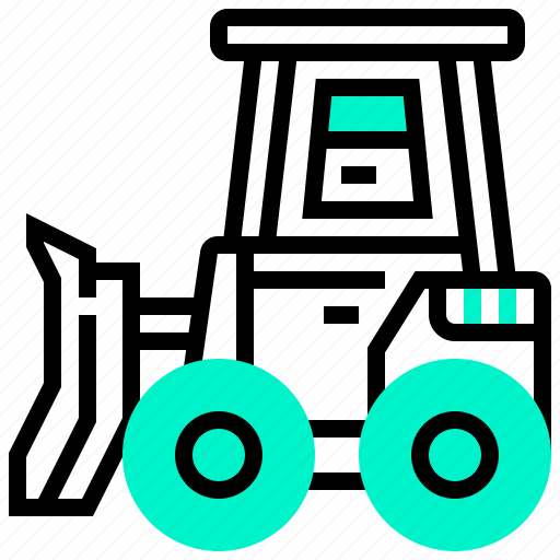 Bulldozer, car, transport, transportation, vehicle icon - Download on Iconfinder