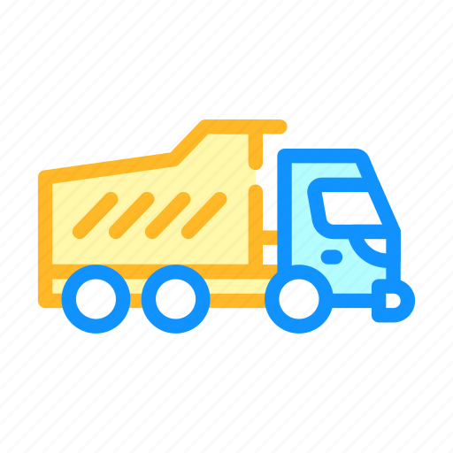 Bulldozer, construction, dumper, truck, vehicle, wheel icon - Download on Iconfinder
