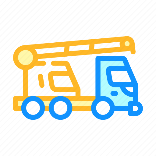 Bulldozer, construction, crane, mobile, vehicle, wheel icon - Download on Iconfinder