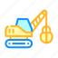 crane, excavator, loader, skid, tractor, wheel 