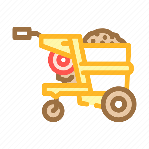 Dump, truck, construction, vehicle, heavy, excavator icon - Download on Iconfinder