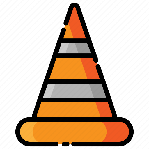 Cone, construction, equipment, roadblock, tool, vic icon - Download on Iconfinder