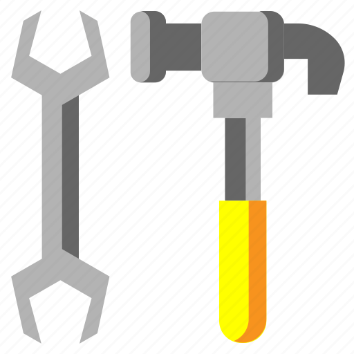 Construction, hammer, preferences, screwdriver, settings, tools, wrench icon - Download on Iconfinder