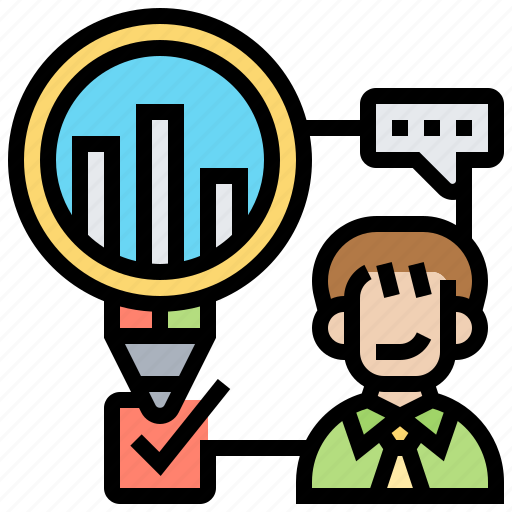 Control, observation, product, qualitative, research icon - Download on Iconfinder