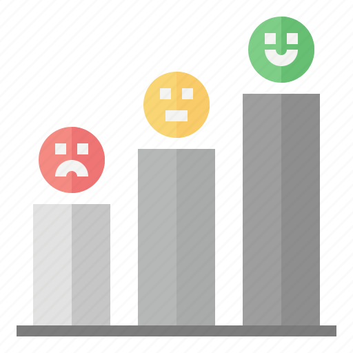 Satisfied, bar, chart, infographic, satisfaction, result icon - Download on Iconfinder