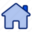 home button, house, internet 