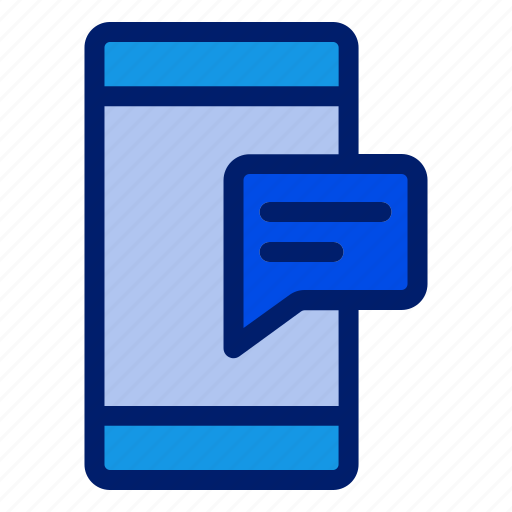 Smartphone, phone message, mobile application icon - Download on Iconfinder