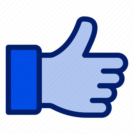 Finger, thumbs up, finger up, like button icon - Download on Iconfinder
