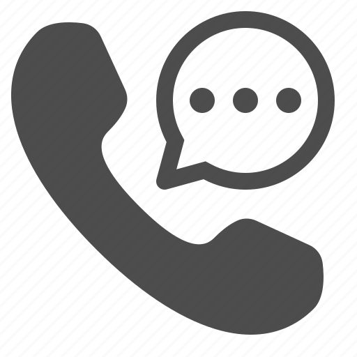 Phone call, phone, chat bubble, telephone, handset icon - Download on Iconfinder