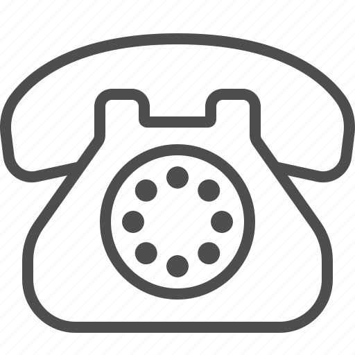 Phone, telephone, landline, rotary phone, dial icon - Download on Iconfinder