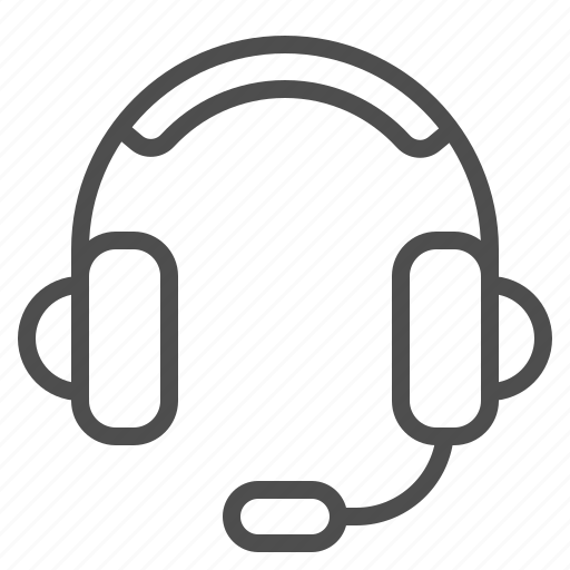 Headset, headphones, gaming, gaming headset, gaming headphones, call center, customer support icon - Download on Iconfinder