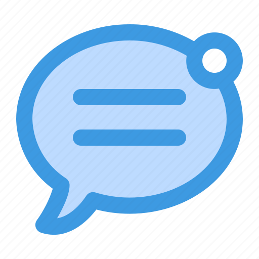 Chat, notification, message, communication, bubble, talk, conversation icon - Download on Iconfinder