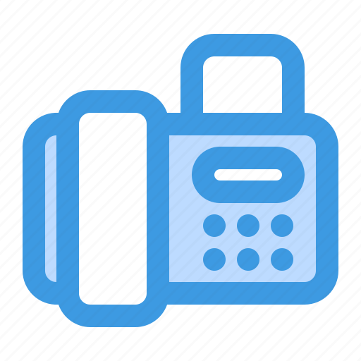 Fax, fax machine, telephone, communication, message, phone, facsimile icon - Download on Iconfinder