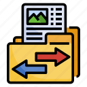 file, folder, transfer, image, document