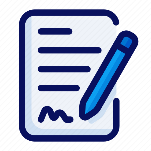 Contract, sign, signature, agreement icon - Download on Iconfinder