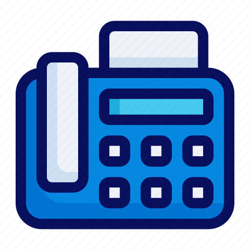 Fax, fax machine, office, facsimile icon - Download on Iconfinder