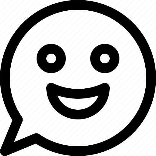 Smiley, smile, face, communication, contact, chat, message icon - Download on Iconfinder