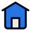 homepage, home, button, house, symbol, building, web, essentials, homes 