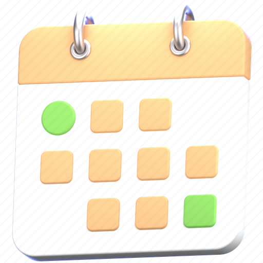 Calendar, schedule, event, deadline, date 3D illustration - Download on Iconfinder