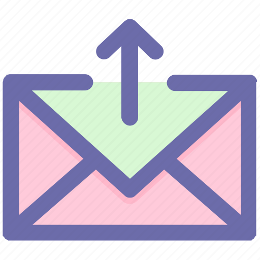 Arrow, email, envelope, letter, mail, outbox icon - Download on Iconfinder