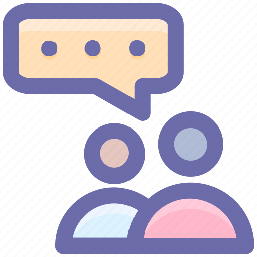 Chat, chatting, conversion, message, peoples, support, users icon - Download on Iconfinder