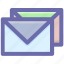 emails, envelopes, letter cover, letters, mails, messages, postcards 