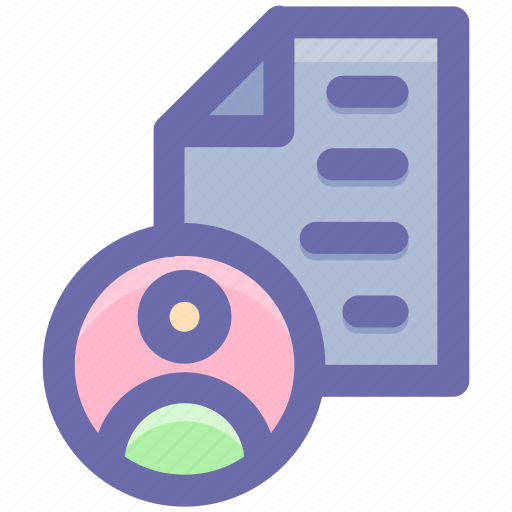 Author, document, file, page, paper, sheet, user icon - Download on Iconfinder