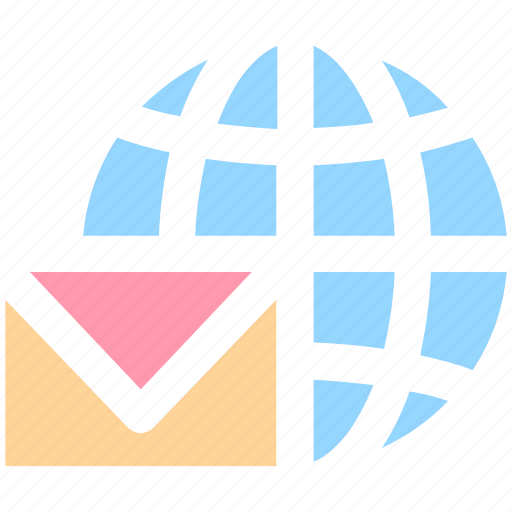 Email, envelope, globe, mail, mailing, message, world icon - Download on Iconfinder