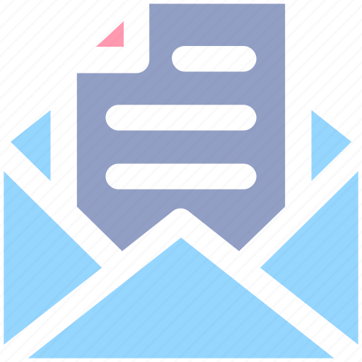 Email, envelope, file, letter, message, open, open envelope icon - Download on Iconfinder