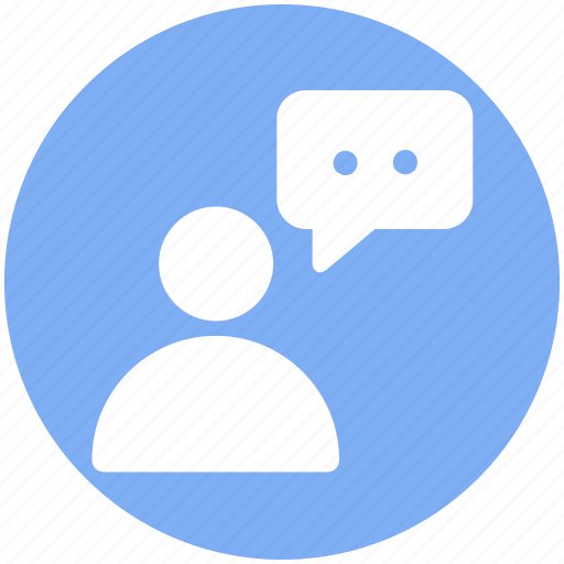 Chat, chatting, conversion, message, support, user icon - Download on Iconfinder